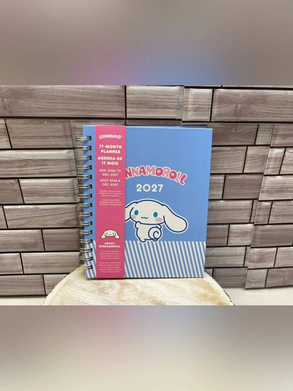 Cinnamoroll ❤️ 2027 17-month Monthly & Weekly Planner / Agenda New